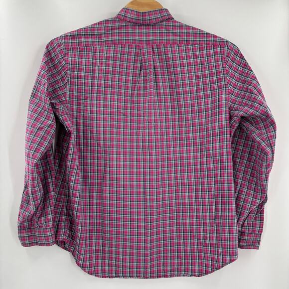 Ralph Lauren 2XL Pink Green Check Plaid Long Sleeve Button Down Shirt - Picture 5 of 5